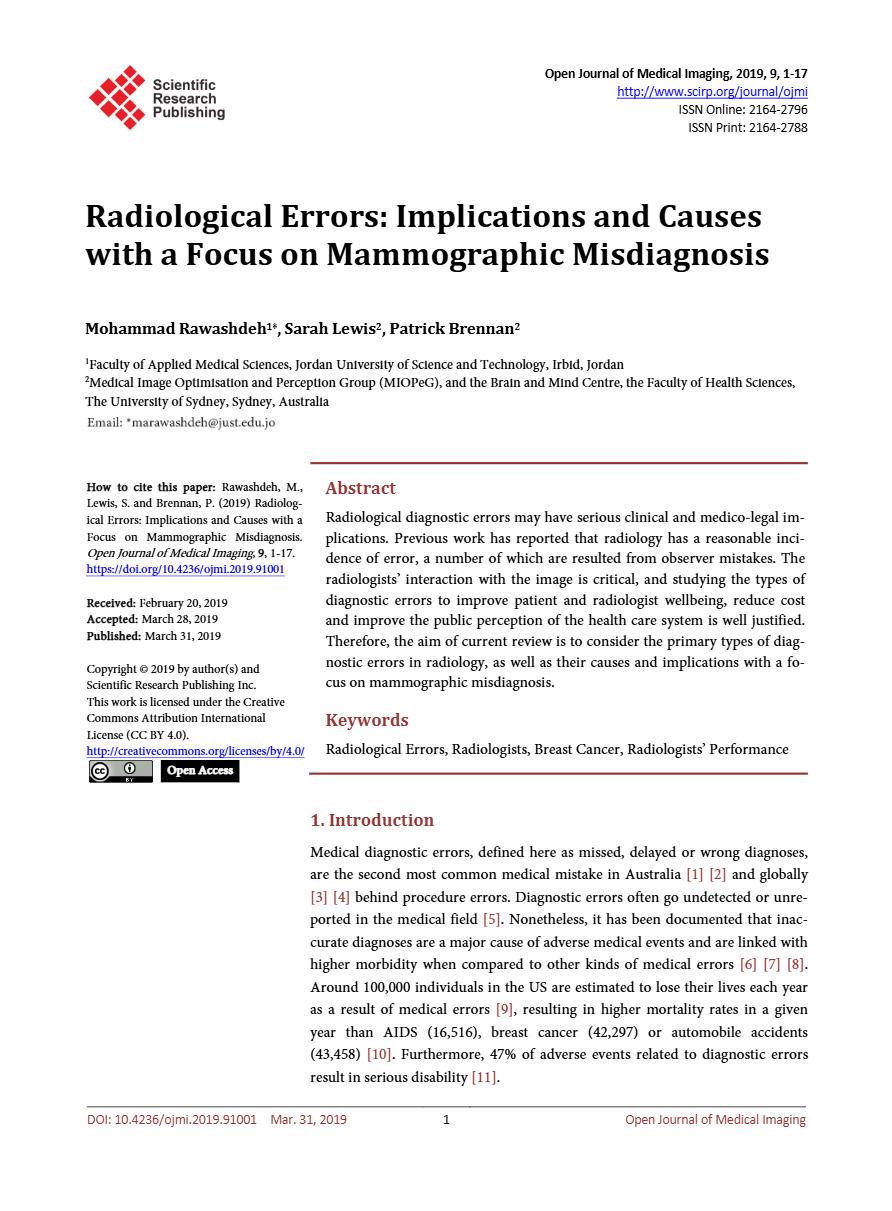 Errors and Cost